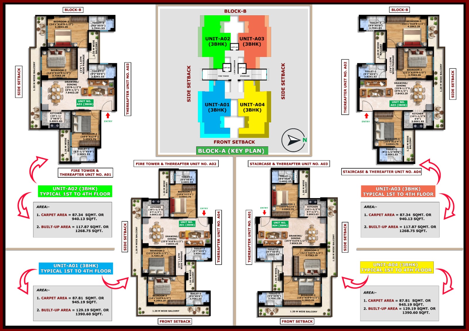 Block A Unit 1-4 Lower